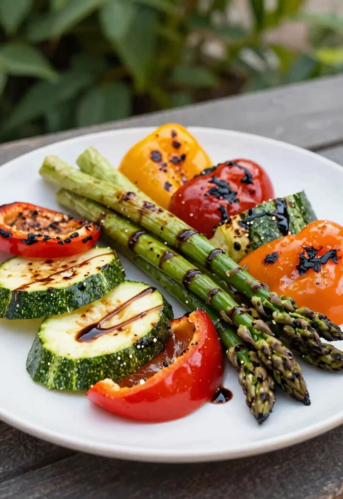 15 Appetizer Plating Ideas That Impress Guests Instantly - 14. Grilled Vegetable Medley 1