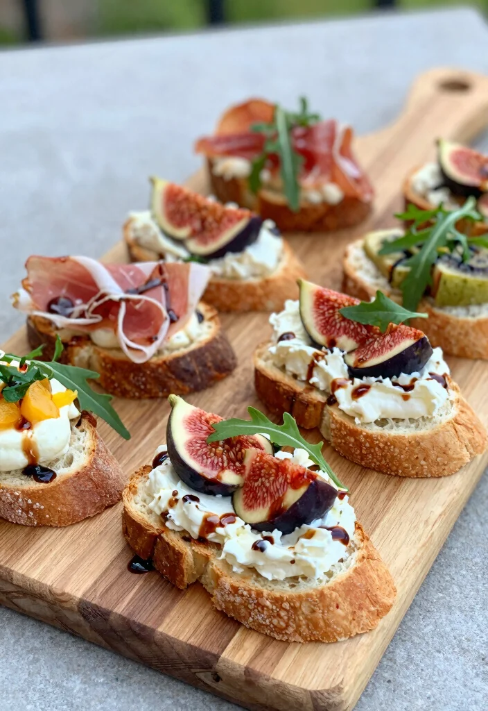 15 Appetizer Plating Ideas That Impress Guests Instantly - 6. Upscale Crostini 1