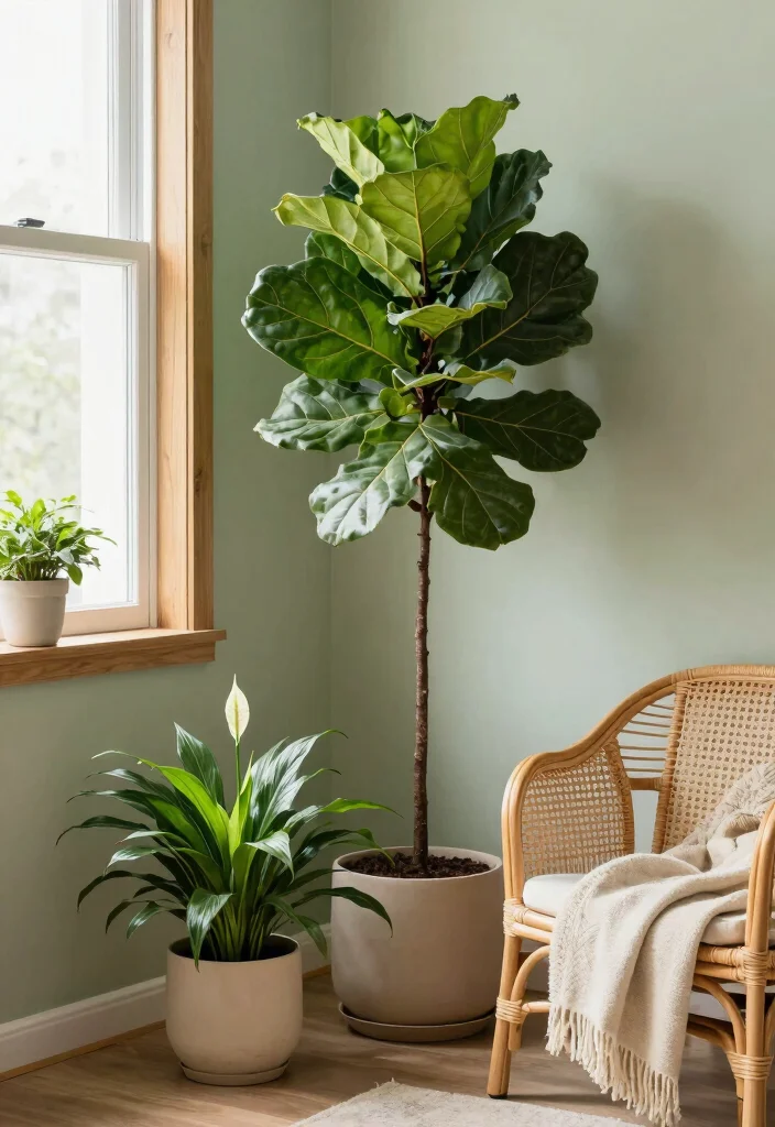 15 Bedroom Plant Decor Ideas That Feel Calm & Cozy - 1. Lush Corner Oasis 1