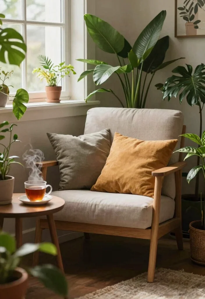 15 Bedroom Plant Decor Ideas That Feel Calm & Cozy - 14. Cozy Plant Nooks 1
