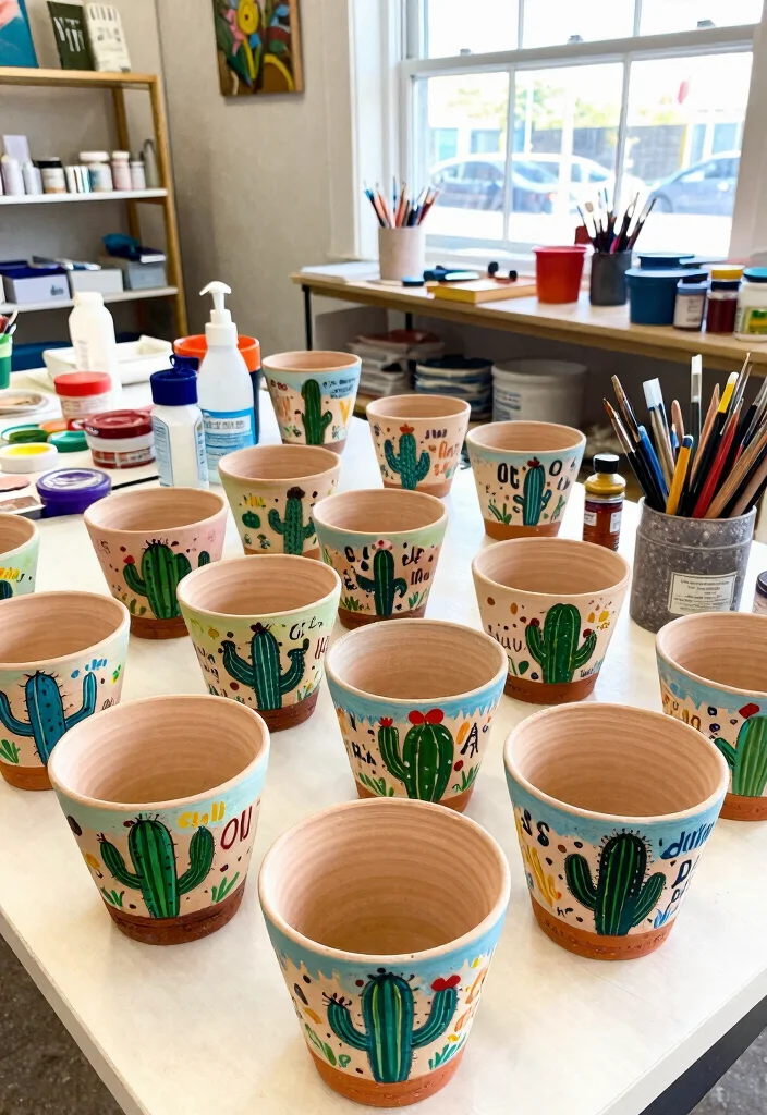 15 Cactus Pottery Painting Ideas With Playful Style 49 15 Cactus Pottery Painting Ideas With Playful Style - 9. Personalized Cactus Messages 1