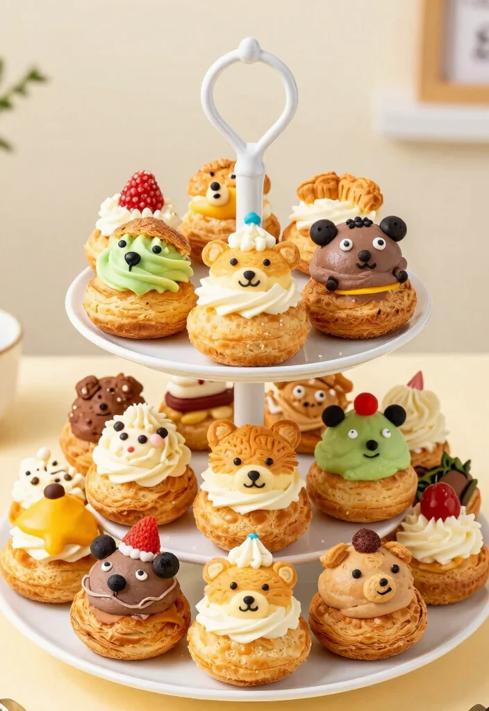 15 Choux Pastry Plating Ideas With Elegant Detail 51 15 Choux Pastry Plating Ideas With Elegant Detail - 11. Playful Shapes and Sizes 1