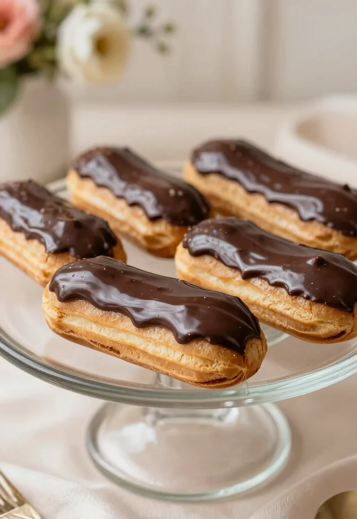15 Choux Pastry Plating Ideas With Elegant Detail 2 15 Choux Pastry Plating Ideas With Elegant Detail - 2. Gourmet Chocolate Drizzle 1