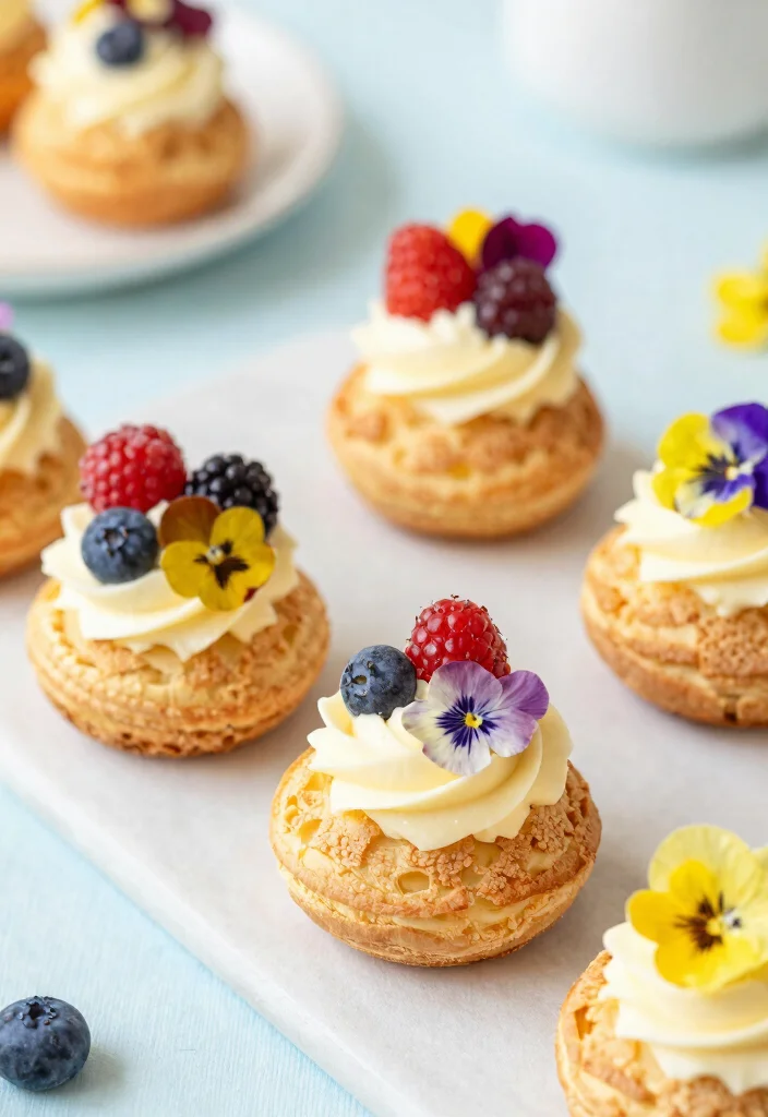 15 Choux Pastry Plating Ideas With Elegant Detail 49 15 Choux Pastry Plating Ideas With Elegant Detail - 9. Seasonal Themes 1
