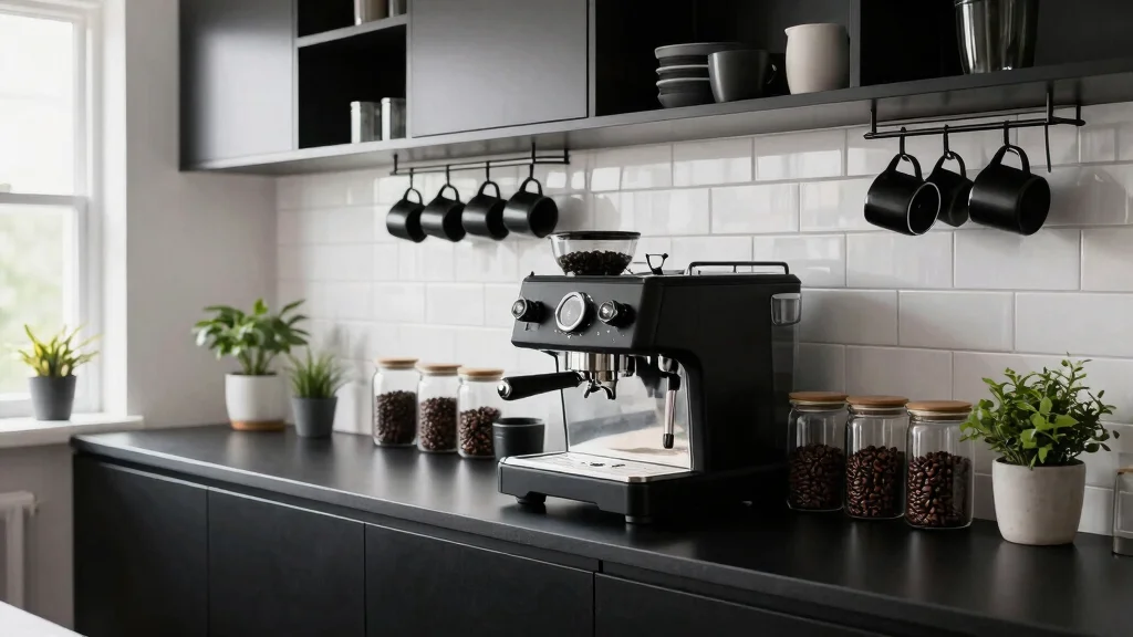 15 Coffee Bar Black Ideas With Bold Modern Edge