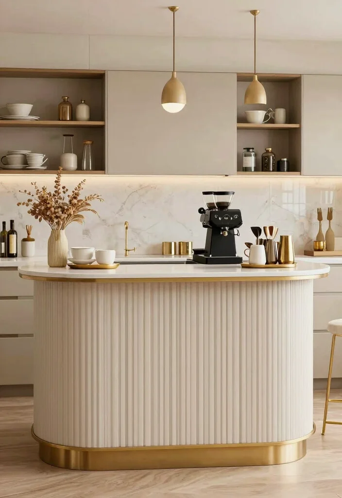 15 Glam Coffee Bar 2026 Trending Ideas With Luxe Gold Touches - 14. Color Coordination 1