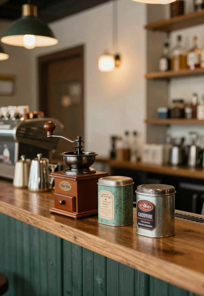 15 Glam Coffee Bar 2026 Trending Ideas With Luxe Gold Touches - 7. Coffee Bar with Vintage Accents 1