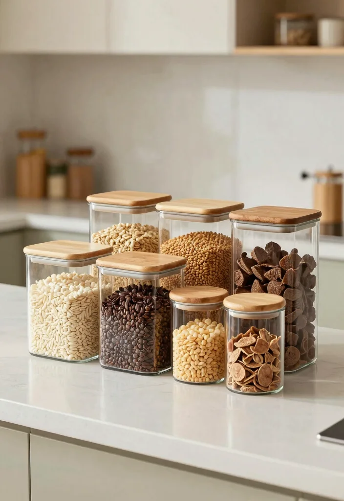 15 Kitchen Counter Organization Appliances Ideas That Look Clean 41 15 Kitchen Counter Organization Appliances Ideas That Look Clean - 11. Simple Storage Canisters 1