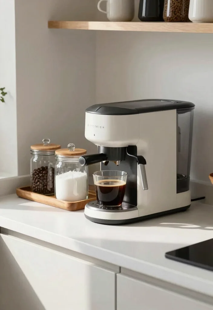 15 Kitchen Counter Organization Appliances Ideas That Look Clean 13 15 Kitchen Counter Organization Appliances Ideas That Look Clean - 3. Compact Coffee Station 1