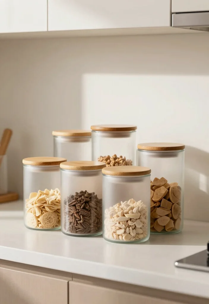 15 Kitchen Counter Organization Appliances Ideas That Look Clean 28 15 Kitchen Counter Organization Appliances Ideas That Look Clean - 8. Sleek Canister Set 1