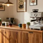 15 Mid Century Modern Coffee Bar Ideas With Retro Flair