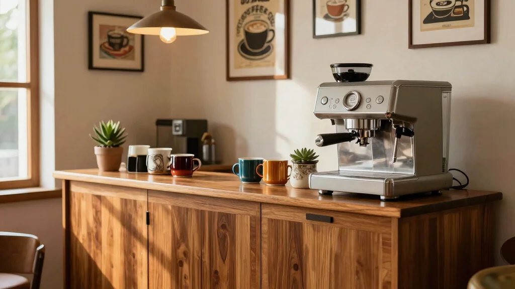 15 Mid Century Modern Coffee Bar Ideas With Retro Flair