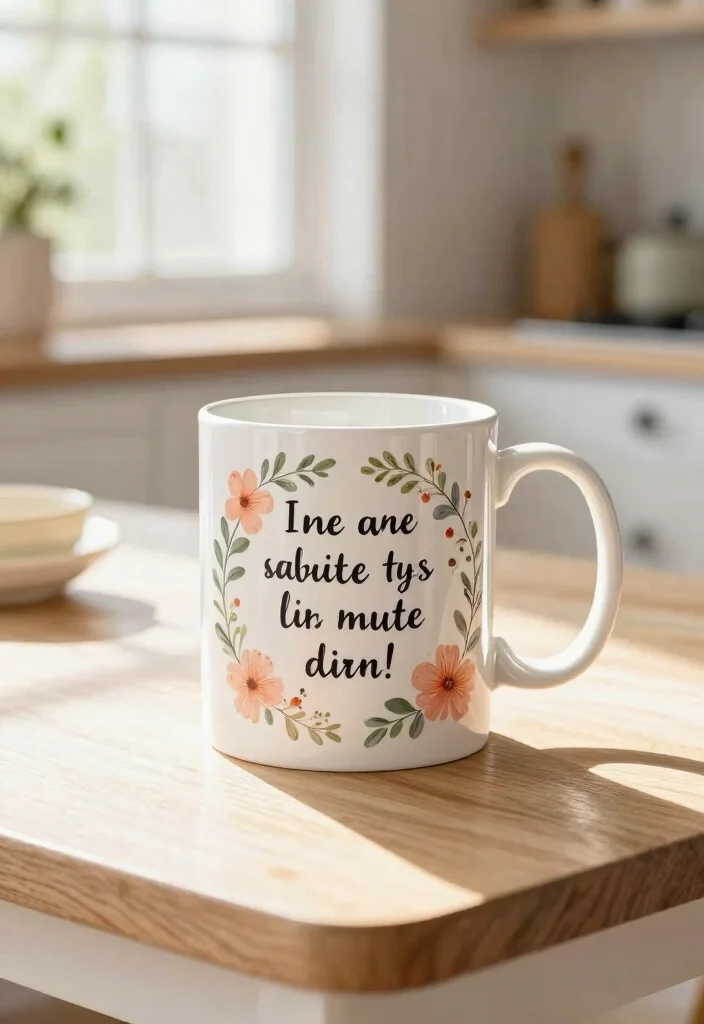 15 Painting Pottery Mug Ideas With Artistic Flair 16 15 Painting Pottery Mug Ideas With Artistic Flair - 6. Inspirational Quotes 1