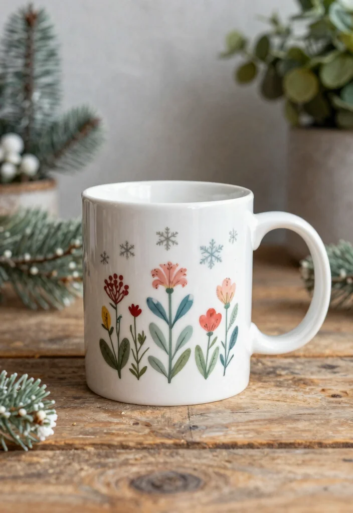 15 Painting Pottery Mug Ideas With Artistic Flair 39 15 Painting Pottery Mug Ideas With Artistic Flair - 9. Seasonal Themes 1