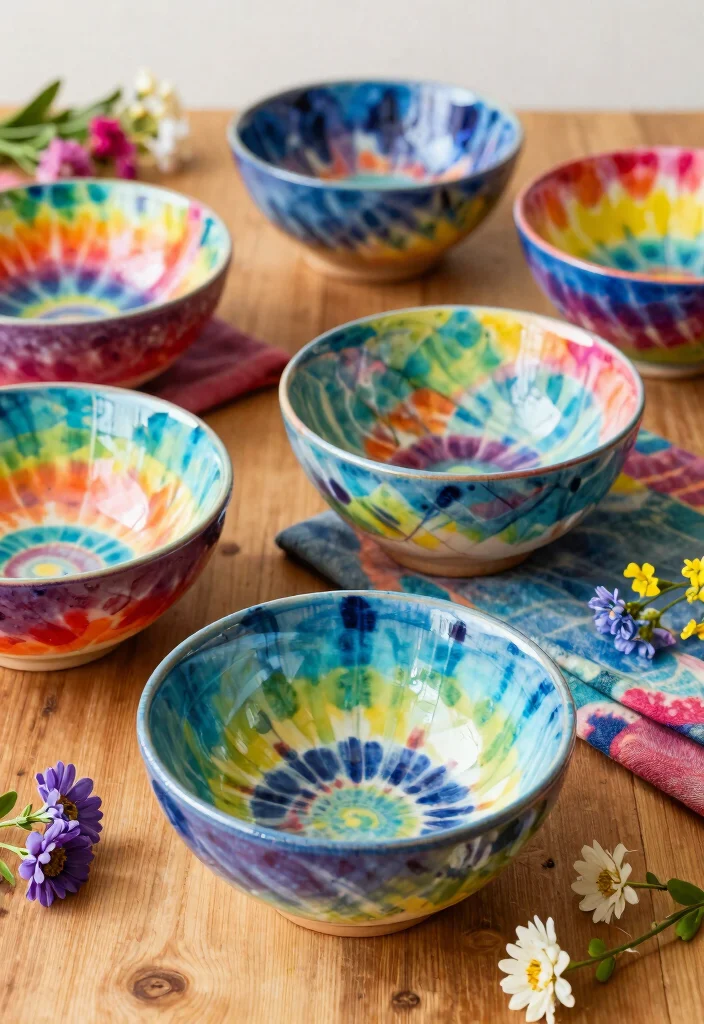 15 Pottery Painting Bowl 2026 Trending Ideas With Cute Designs 17 15 Pottery Painting Bowl 2026 Trending Ideas With Cute Designs - 5. Tie-Dye Pottery 1