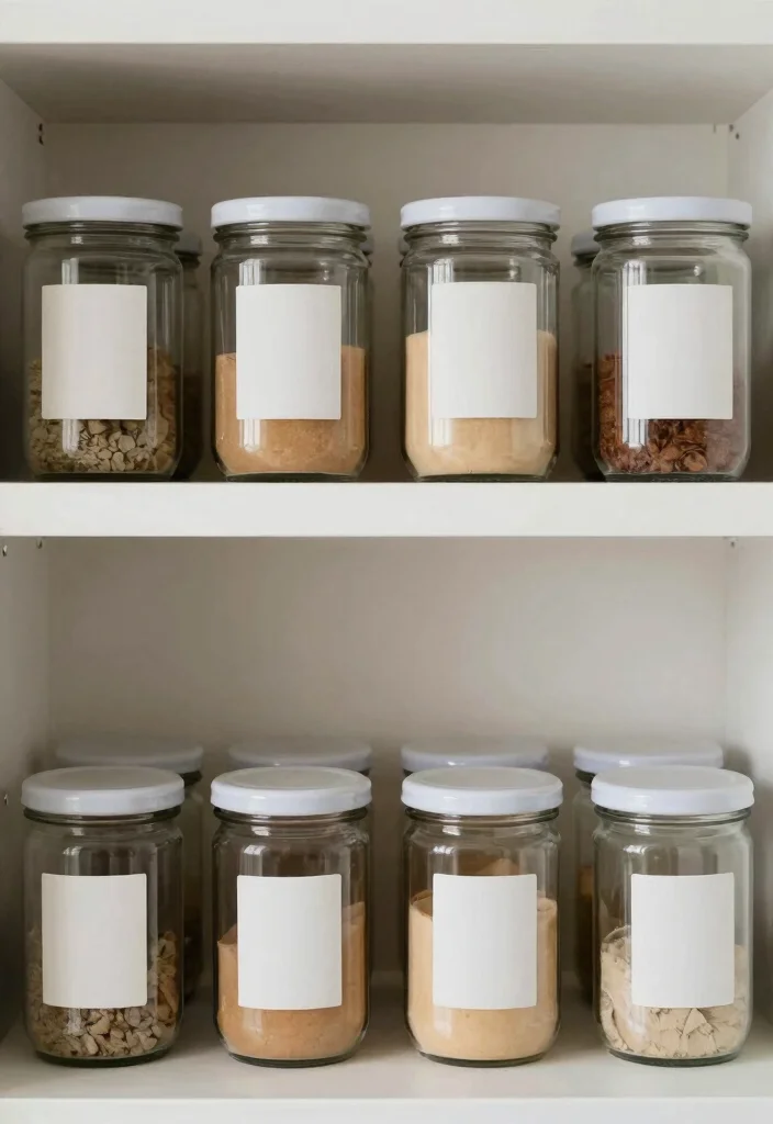 15 Small Kitchen Pantry Organization Ideas That Work Wonders 52 15 Small Kitchen Pantry Organization Ideas That Work Wonders - 12. Minimalist Labels 1