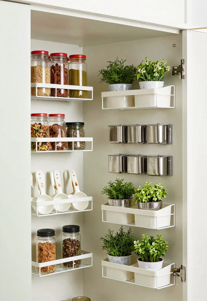 15 Small Kitchen Pantry Organization Ideas That Work Wonders 16 15 Small Kitchen Pantry Organization Ideas That Work Wonders - 6. Utilize Door Space 1