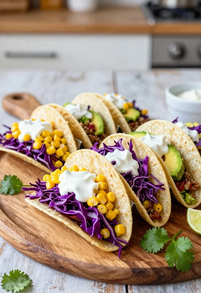 15 Taco Plating Ideas With Creative Style 1 15 Taco Plating Ideas With Creative Style - 1. Colorful Taco Boats 1