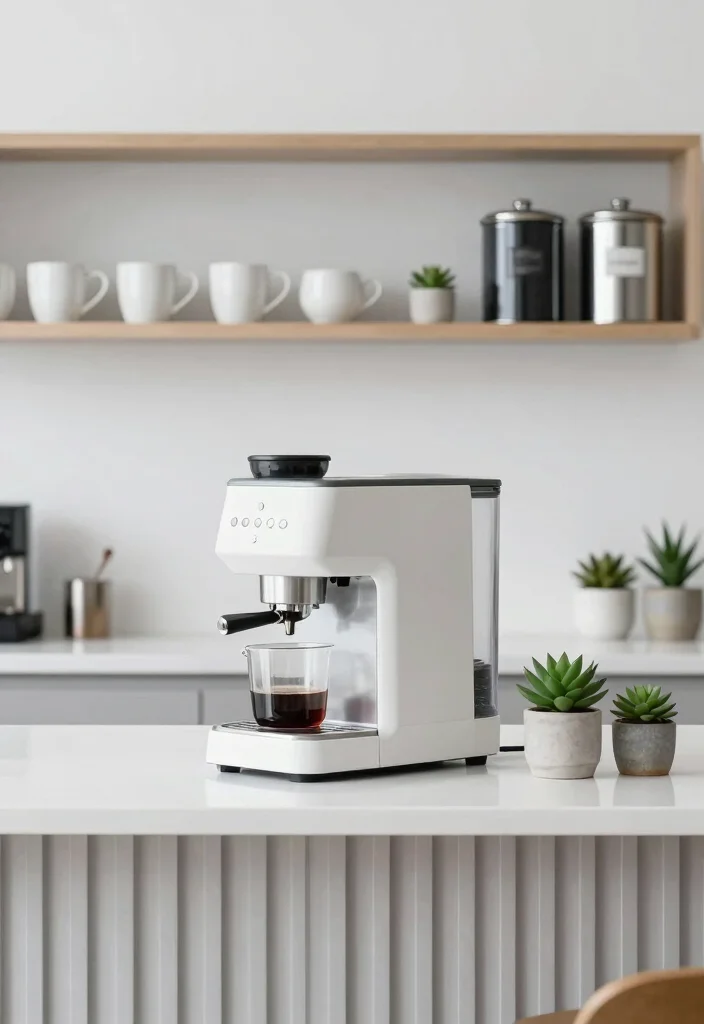 16 Church Coffee Bar Ideas That Feel Warm & Welcoming 4 16 Church Coffee Bar Ideas That Feel Warm & Welcoming - 4. Minimalist Modern Coffee Bar 1