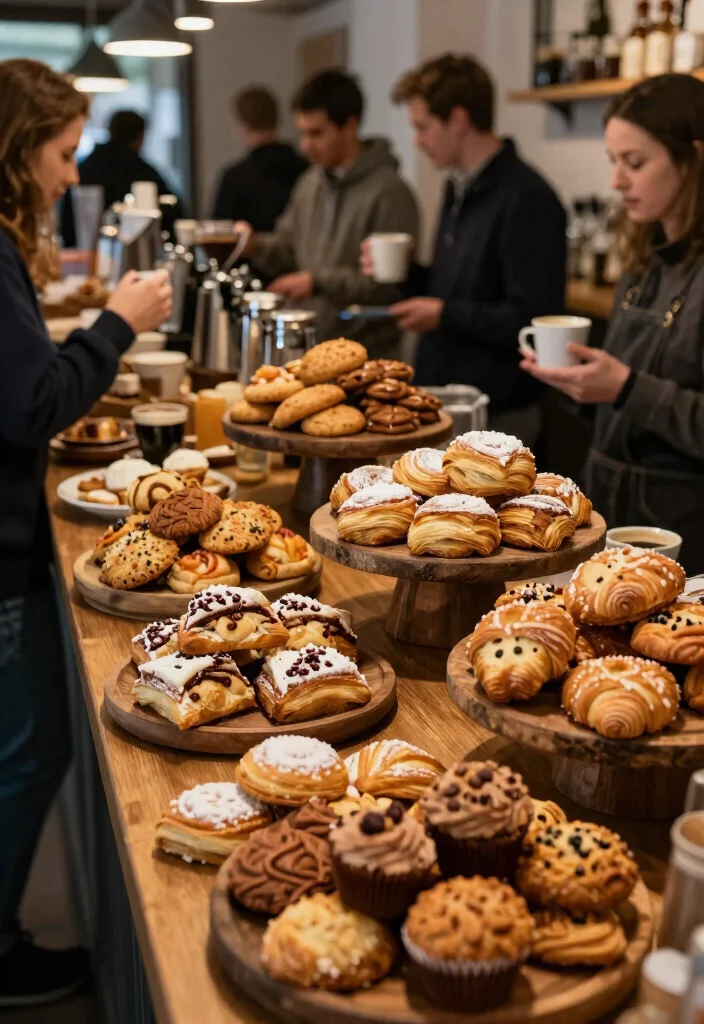 16 Church Coffee Bar Ideas That Feel Warm & Welcoming 19 16 Church Coffee Bar Ideas That Feel Warm & Welcoming - 9. Coffee and Comfort Food Pairings 1
