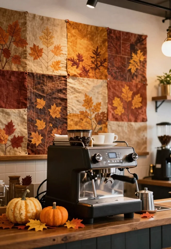 16 Coffee Bar Backsplash Ideas That Make a Statement - 16. Seasonal Decor Changes 1
