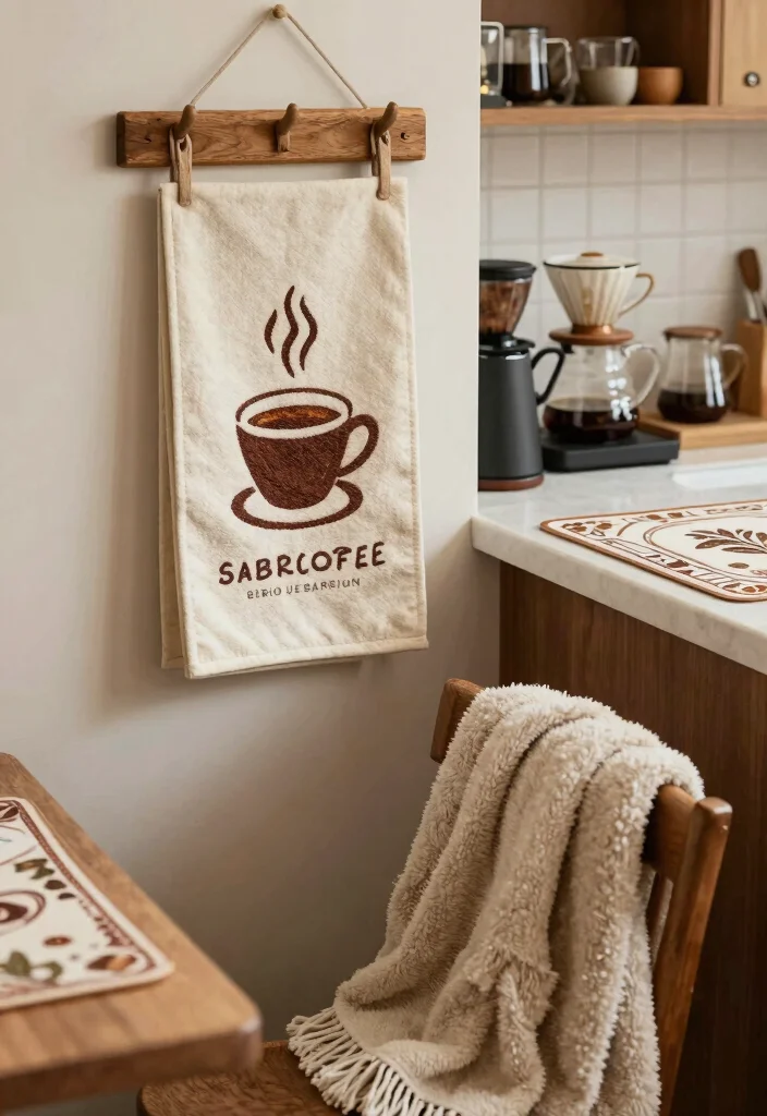 16 Coffee Bar Home 2026 Trending Ideas That Feel Cozy & Stylish 62 16 Coffee Bar Home 2026 Trending Ideas That Feel Cozy & Stylish - 12. Coffee-Themed Textiles 1