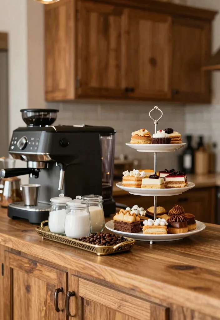 16 Coffee Bar Home 2026 Trending Ideas That Feel Cozy & Stylish 65 16 Coffee Bar Home 2026 Trending Ideas That Feel Cozy & Stylish - 15. Integrated Coffee and Snack Bar 1