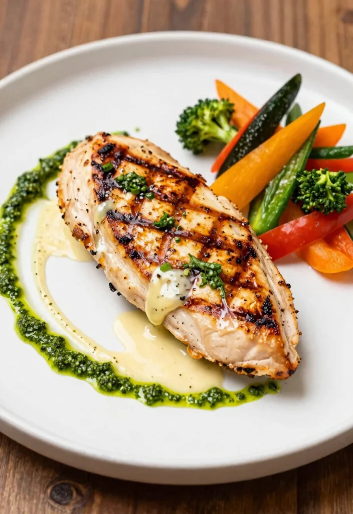 16 Food Plating 2026 Trending Ideas That Look Restaurant Worthy - 6. Sauce Art: Drizzles and Dots 1