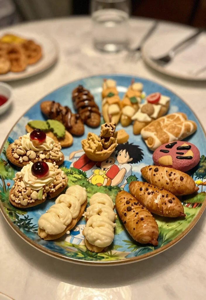 16 Ghibli Pottery Painting Ideas With Whimsical Charm 32 16 Ghibli Pottery Painting Ideas With Whimsical Charm - 12. Ghibli-Themed Serving Platters 1