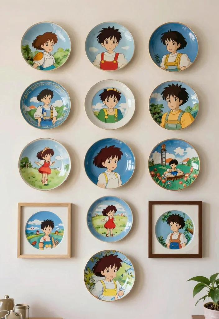 16 Ghibli Pottery Painting Ideas With Whimsical Charm 55 16 Ghibli Pottery Painting Ideas With Whimsical Charm - 15. Ghibli Art Plates 1