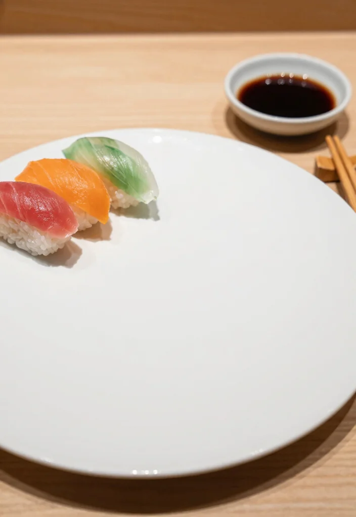16 Japanese Plating Ideas With Minimal Artistic Style - 1. The Art of Negative Space 1