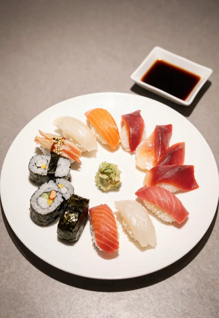 16 Japanese Plating Ideas With Minimal Artistic Style - 13. Simple Shapes 1