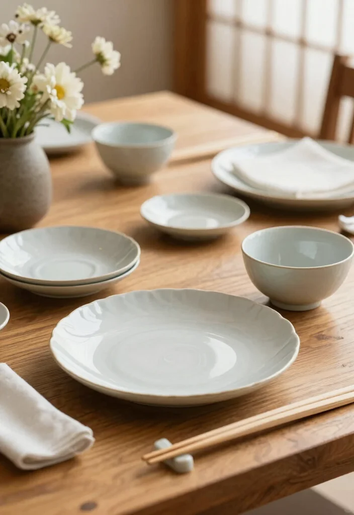 16 Japanese Plating Ideas With Minimal Artistic Style - 16. The Final Touch: Quality Tableware 1