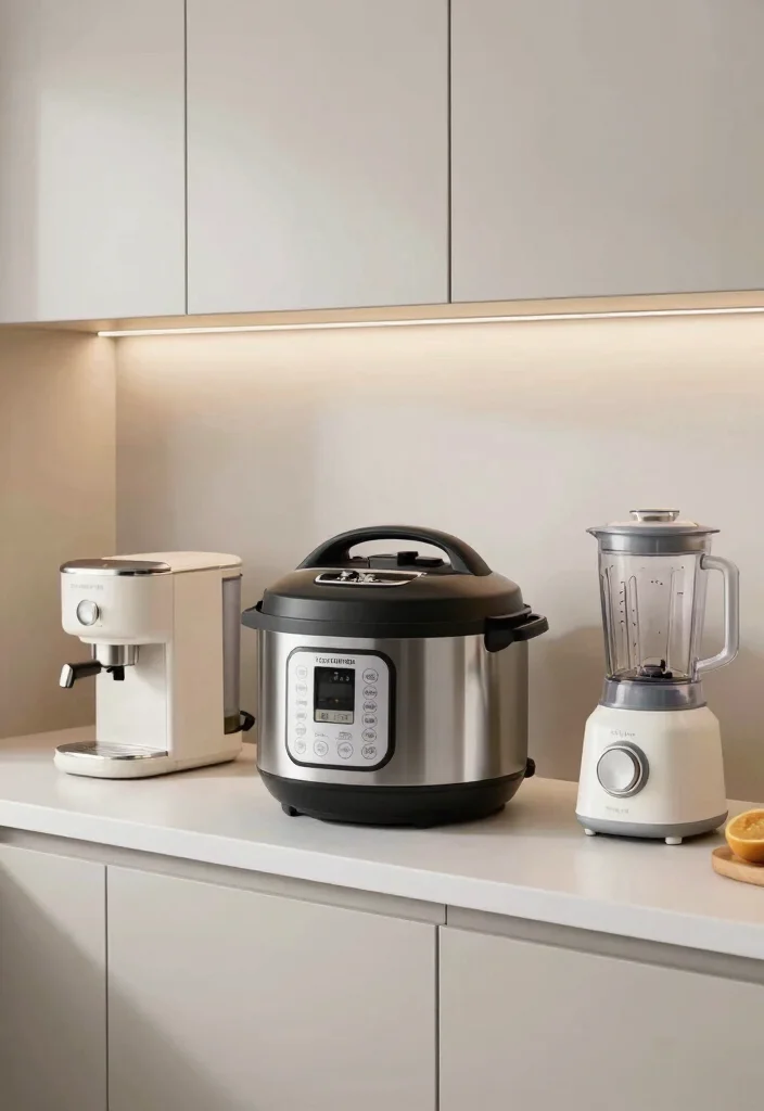 16 Kitchen Countertop Organization Ideas That Reduce Clutter - 3. Choose Multi-Functional Appliances 1