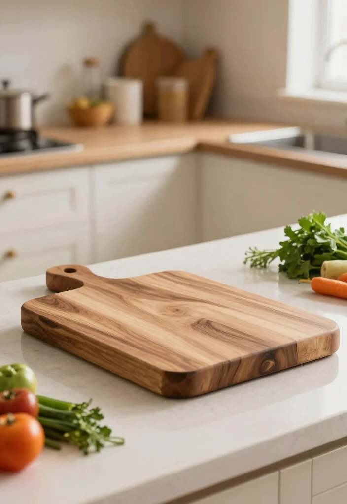 16 Kitchen Countertop Organization Ideas That Reduce Clutter - 7. Decorative Cutting Boards 1