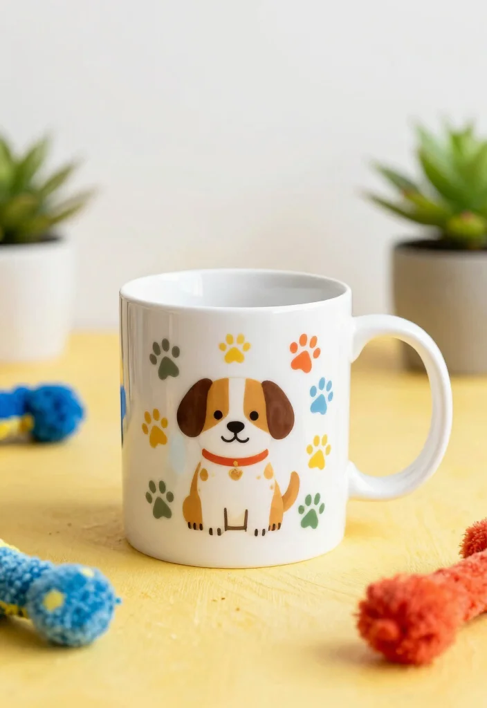 16 Mug Pottery Painting Ideas With Personal Touch 2 16 Mug Pottery Painting Ideas With Personal Touch - 2. Whimsical Animal Prints 1