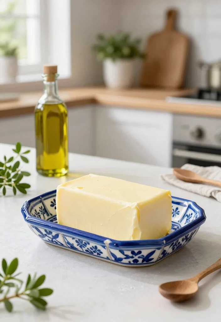 16 Pottery Painting Butter Dish Ideas With Charming Detail - 15. Mediterranean Designs: Capture the Essence of Blue and White 1