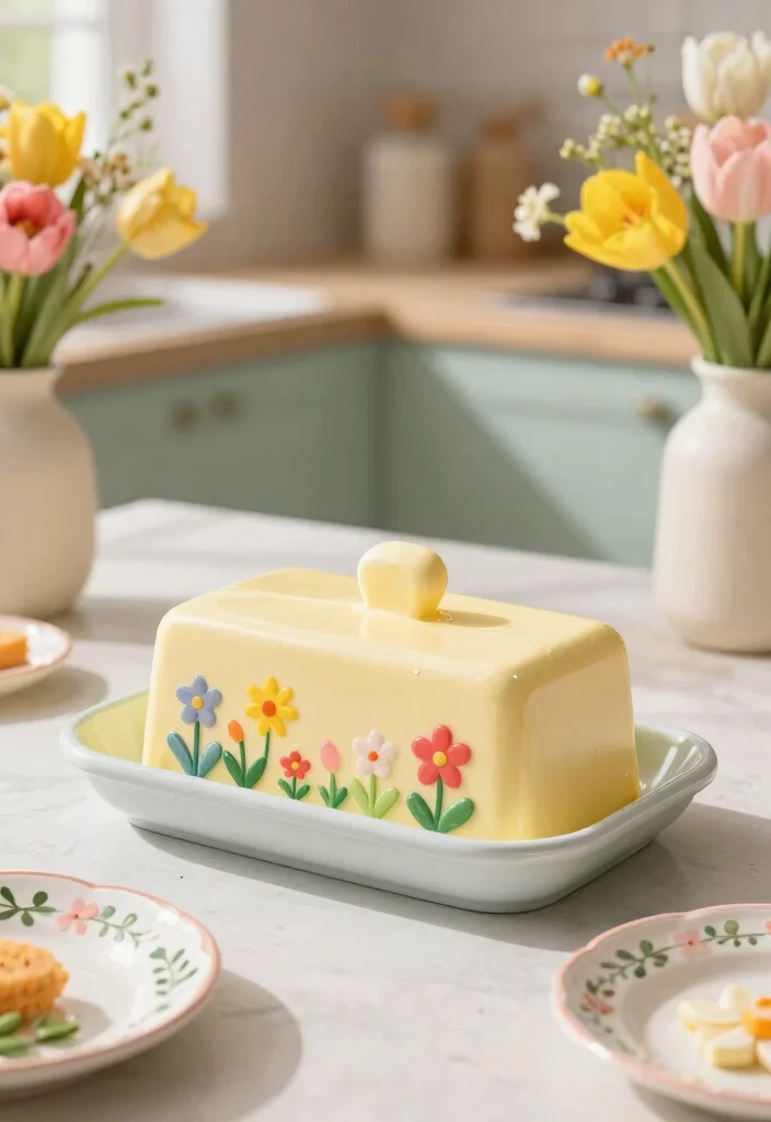 16 Pottery Painting Butter Dish Ideas With Charming Detail - 7. Seasonal Themes: Celebrate Every Holiday 1