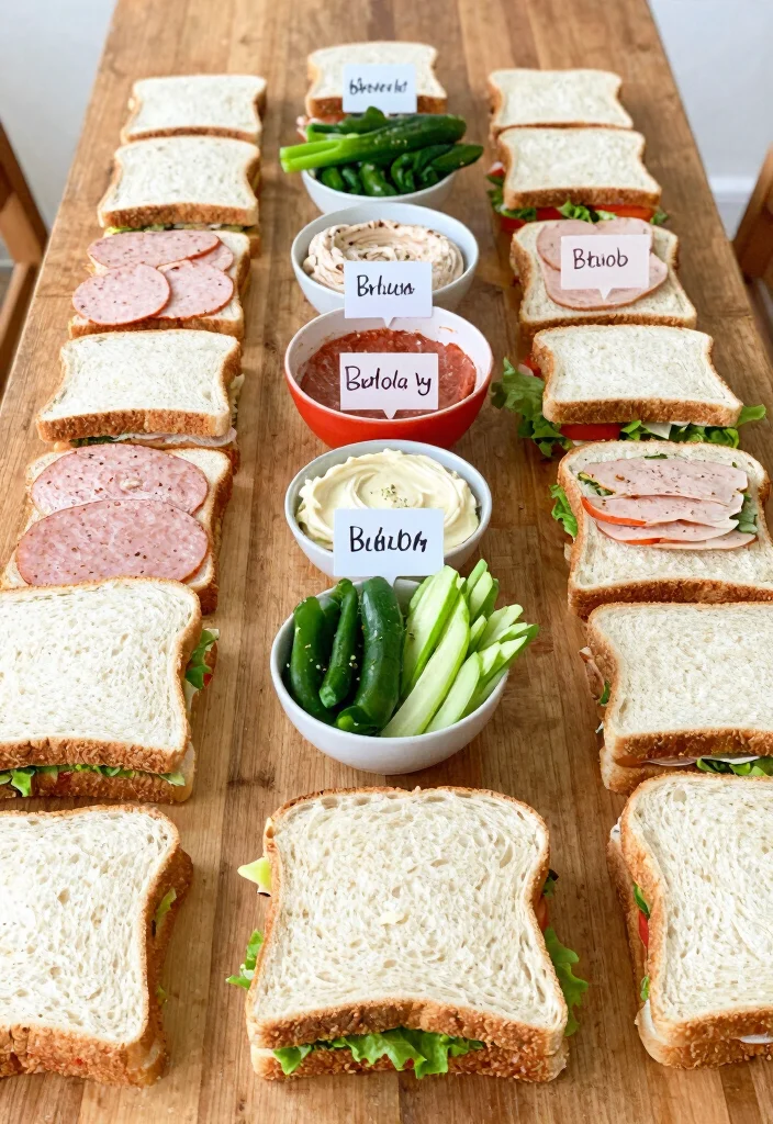 16 Sandwich Plating Presentation Ideas That Elevate Simple Meals - 15. DIY Sandwich Kits 1