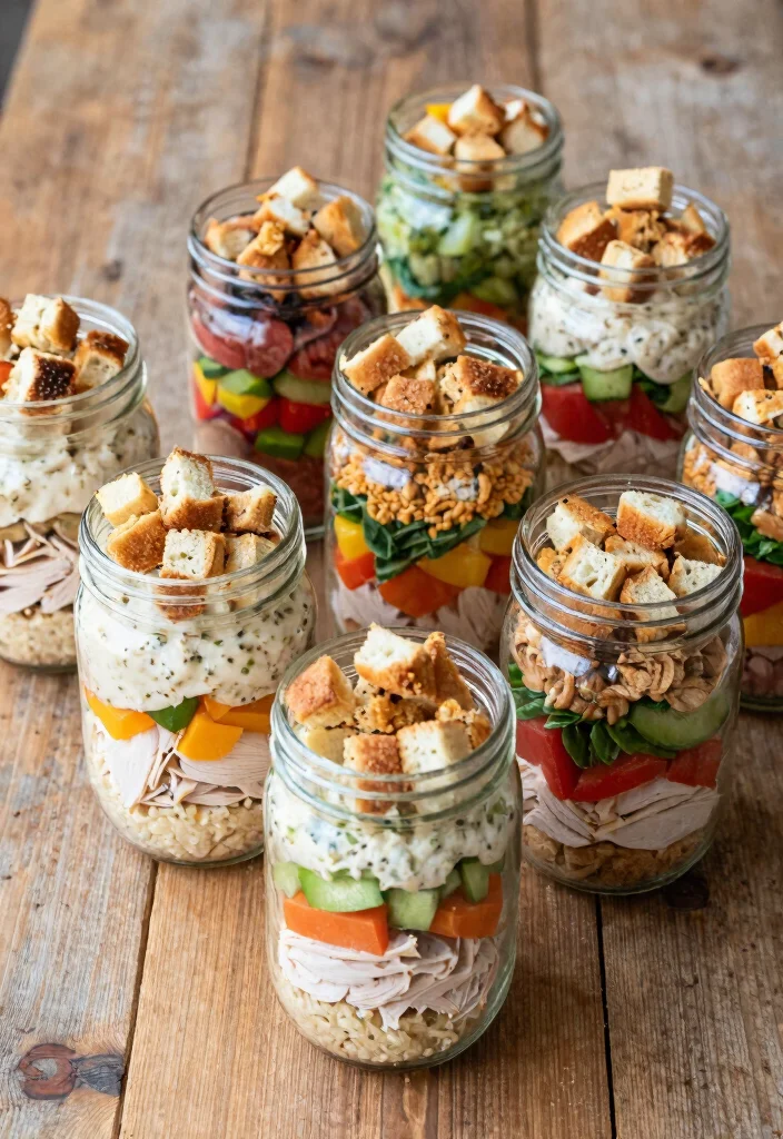 16 Sandwich Plating Presentation Ideas That Elevate Simple Meals - 16. Sandwiches in a Jar 1