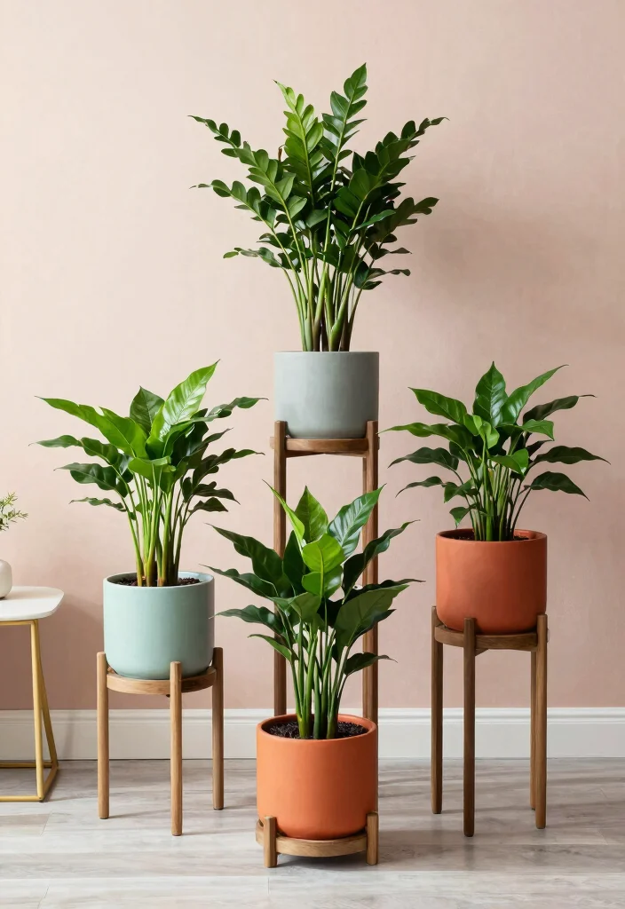 16 ZZ Plant Decor Ideas With Modern Green Vibes 1 16 ZZ Plant Decor Ideas With Modern Green Vibes - 1. Stylish Plant Stands 1