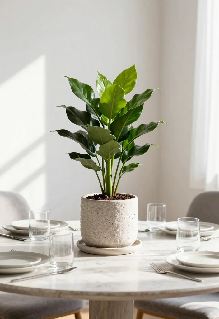 16 ZZ Plant Decor Ideas With Modern Green Vibes 30 16 ZZ Plant Decor Ideas With Modern Green Vibes - 10. Table Centerpieces 1