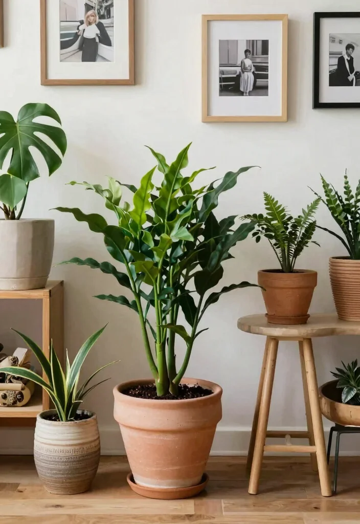 16 ZZ Plant Decor Ideas With Modern Green Vibes 66 16 ZZ Plant Decor Ideas With Modern Green Vibes - 16. Personal Touches 1