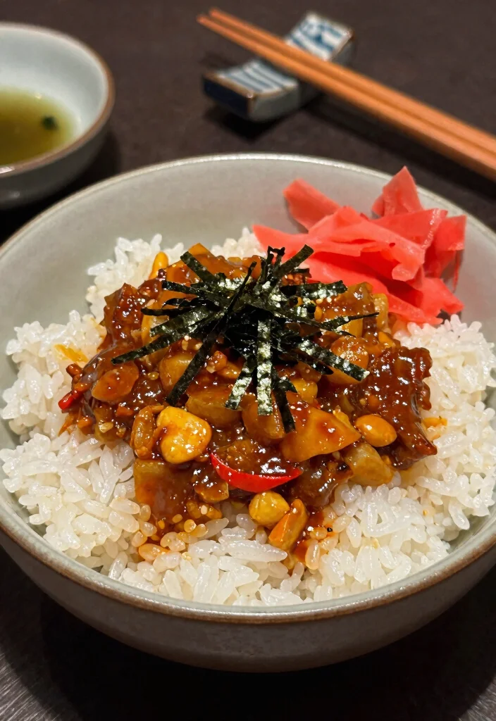 17 Adobo Plating Ideas With Authentic Flair - 13. Asian Fusion Flavors 1