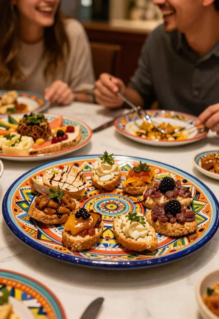 17 Couple Pottery Painting Ideas for a Cute Date Night 51 17 Couple Pottery Painting Ideas for a Cute Date Night - 11. Fun Serving Platters 1