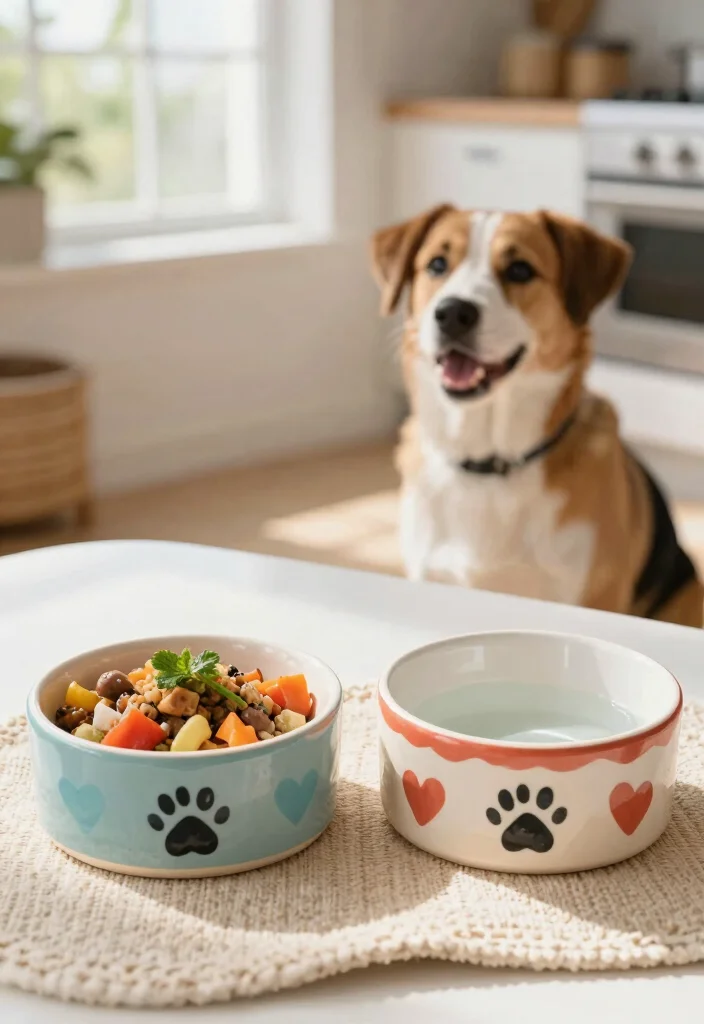 17 Couple Pottery Painting Ideas for a Cute Date Night 38 17 Couple Pottery Painting Ideas for a Cute Date Night - 8. Adorable Pet Bowls 1