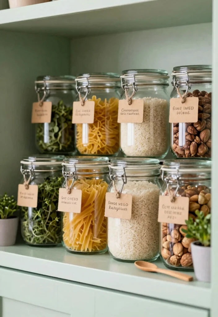 17 Kitchen Cabinet Organization 2026 Trending Ideas That Maximize Storage - 1. Repurposed Glass Jars for Storage 1