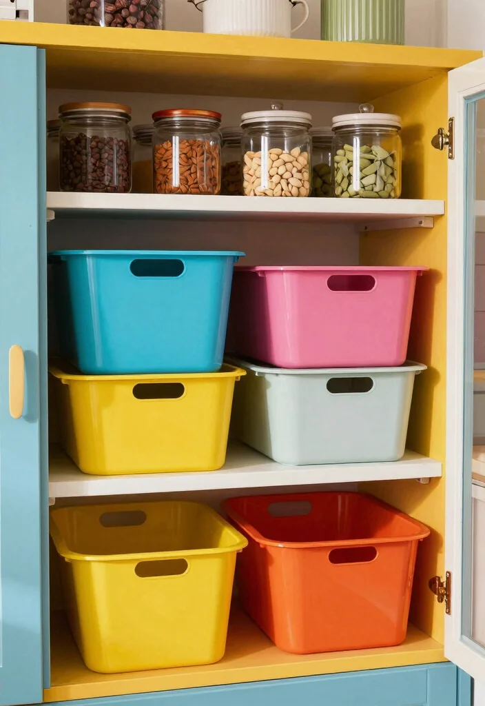 17 Kitchen Cabinet Organization 2026 Trending Ideas That Maximize Storage - 14. Implement Color-Coded Organization 1