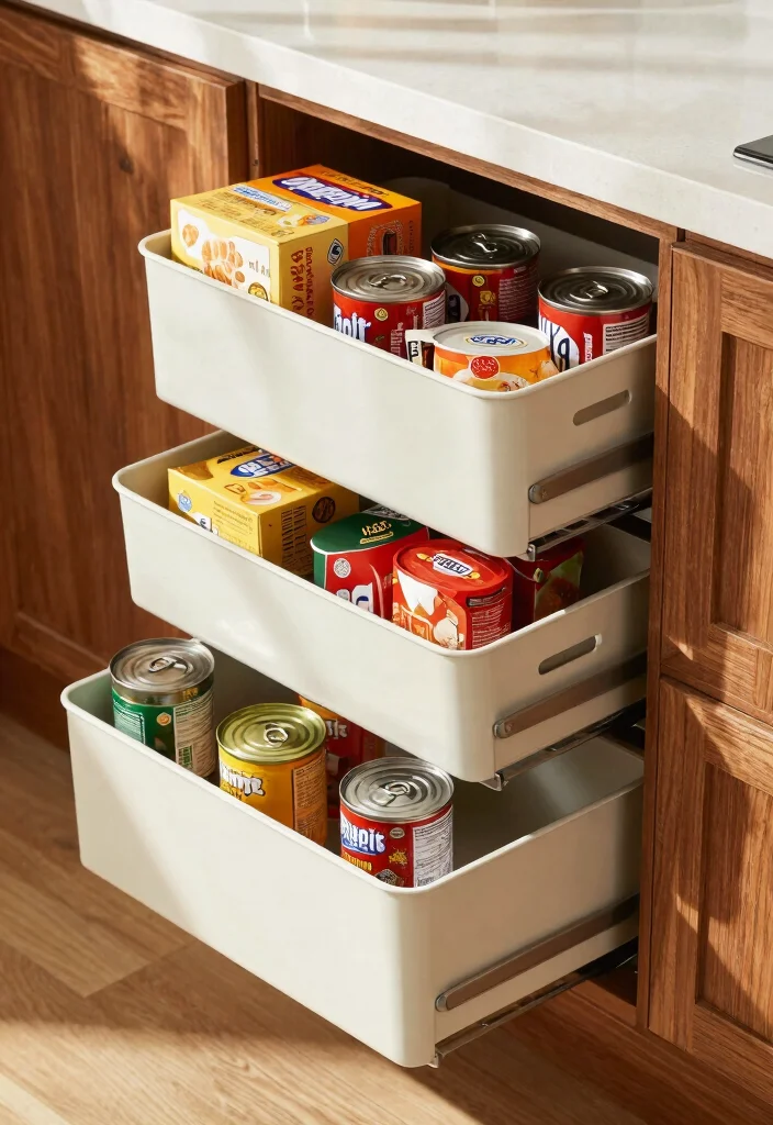 17 Kitchen Cabinet Organization 2026 Trending Ideas That Maximize Storage - 6. Pull-Out Bins 1