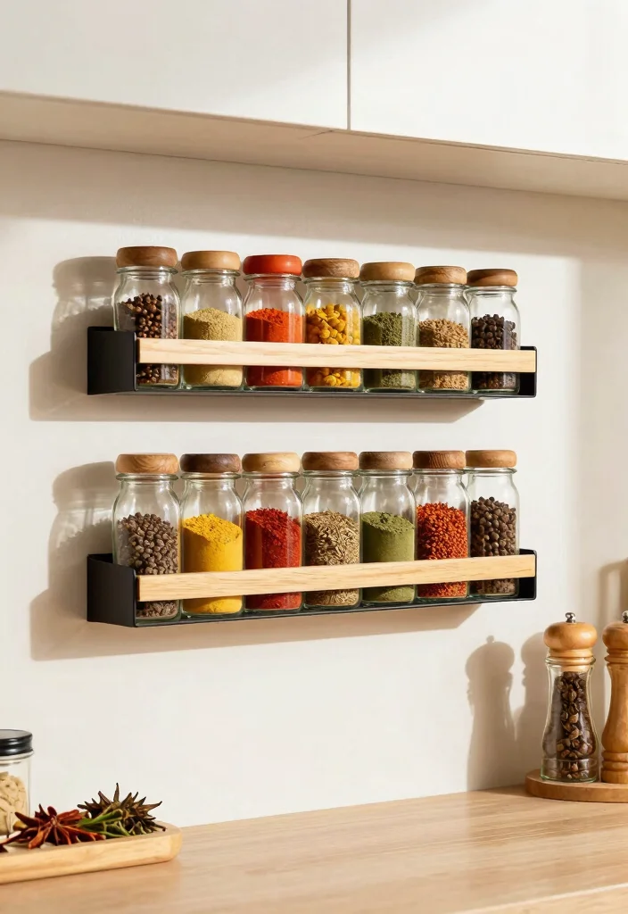 17 Kitchen Storage Organization Small Space Ideas That Save Room 3 17 Kitchen Storage Organization Small Space Ideas That Save Room - 3. Magnetic Strips for Spice Storage 1